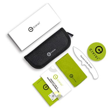 Нож Civivi Triptych, Darkwash, древесина Guibourtia (C23085B-3) фото №9