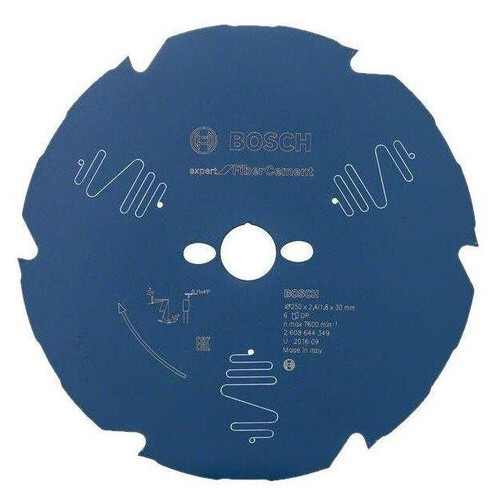 Пильный диск Bosch Expert for Fiber Cement 250x30x2.4/1.8x6 T (2608644349) фото №1