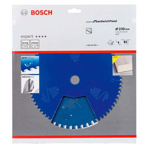 Пильный диск Bosch Expert for Sandwich Panel 230x30x2.2/1.8x48 T (2608644368) фото №2