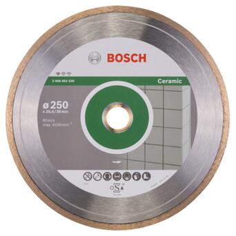 Диск алмазний Bosch Standard for Ceramic (2.608.602.539) фото №1