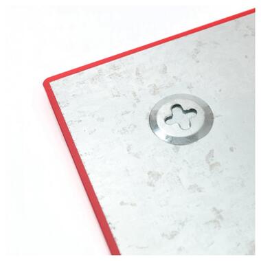 Доска стеклянная магнитно-маркерная Axent 45х45 см красная (9614-06-А) фото №4
