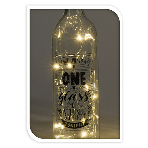 Декоративная бутылка с Led подсветкой (в ассортименте) IMP_NG_32 фото №6