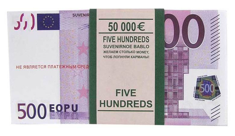 Пачка 33 Wishes 500 Евро подарочная фото №1