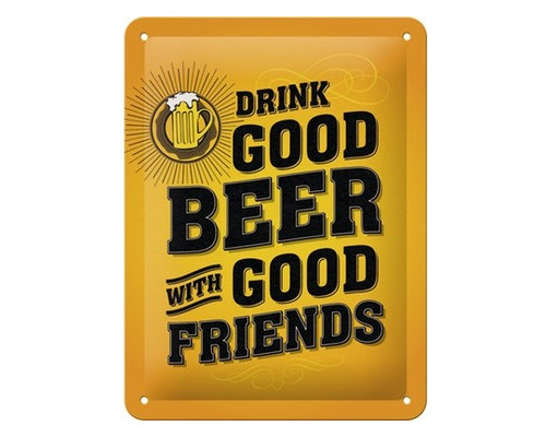 Табличка Drink Good Beer Nostalgic Art (26204) фото №1