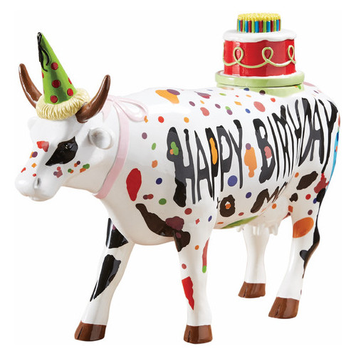 Колекційна статуетка корова Happy Birthday фото №2
