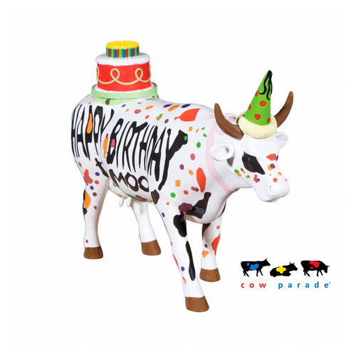 Колекційна статуетка корова Happy Birthday фото №1