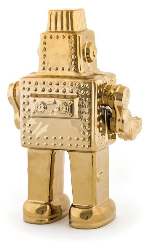 Робот фарфор, золото фото №2