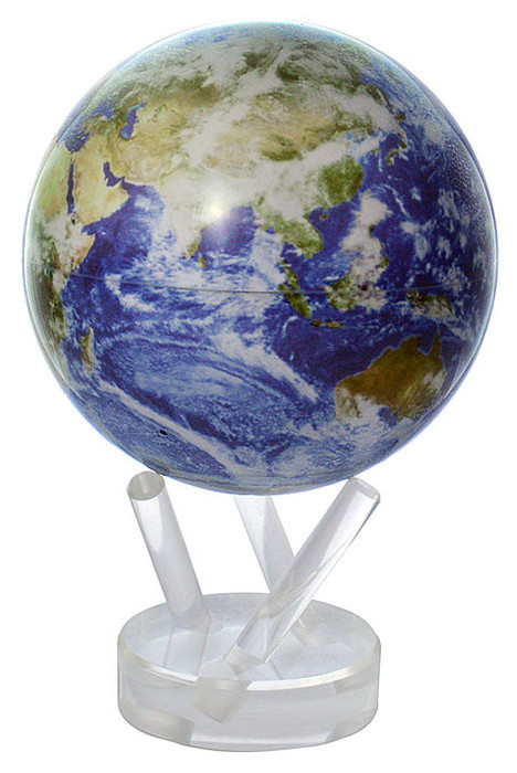 Гіро-глобус Solar Globe Mova Земля у хмарах 11,4 см (MG-45-STE-C) фото №3
