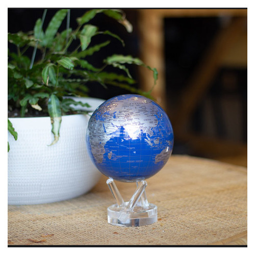 Гіро-глобус Solar Globe Mova Політична карта 11,4 см срібляста (MG-45-BSE) фото №4