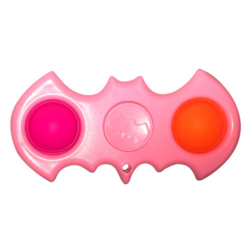 Антистрес Іграшка Simple Dimple Рожевий Спіннер Бетмен 2 пухирці фото №1