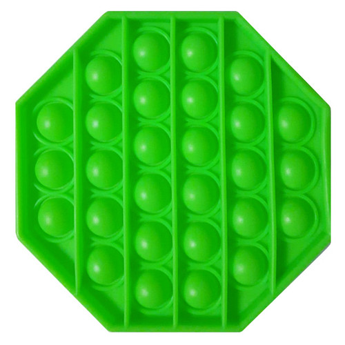 Антистрес іграшка Pop It Зелений восьмикутник фото №1
