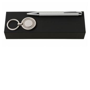 Набір Hugo Boss Chrome кулькова ручка та брелок для ключів фото №2