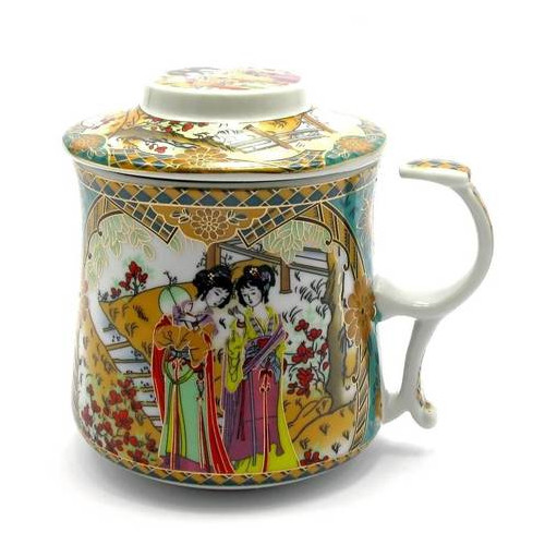 Чашка заварочная Даршан с ситом 300 мл Гейши (BN125-3) фото №1