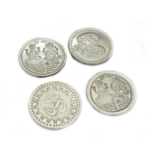 Монета коллекционная Даршан Ганеша и Лакшми Индия 3,2 см (23469) фото №1