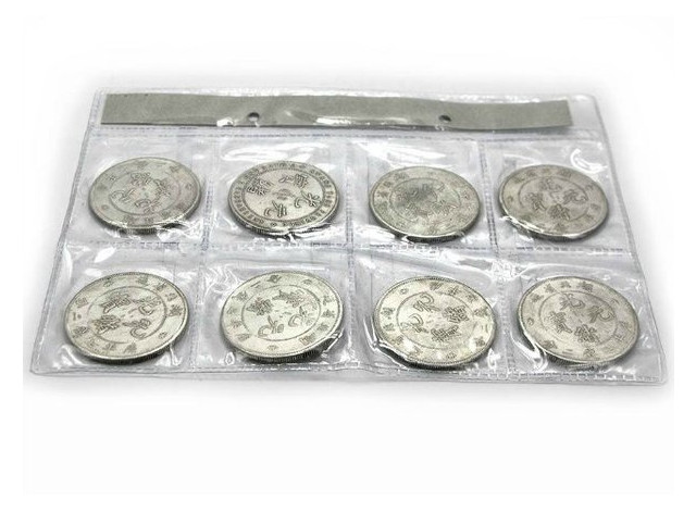 Монеты Даршан коллекционные Дракон d 3,8 см н-р 8 шт (18488) фото №1