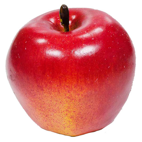 Яблуко червоне з жовтим Новорічко 7x7 см (972309) фото №1