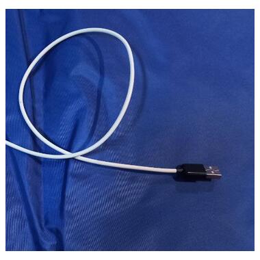 Електрогрілка з підігрівом від USB ЕГ-1-12 5V 50х30 см, синя фото №2