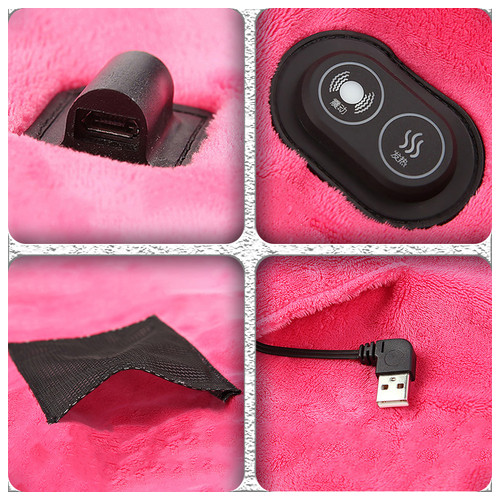 Електрична шаль Lesko YX205 з підігрівом через USB фото №6