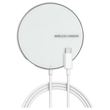 Зарядний пристрій Vinga Magnetic Wireless Charger 10W MagSafe (VCHAMS) фото №2
