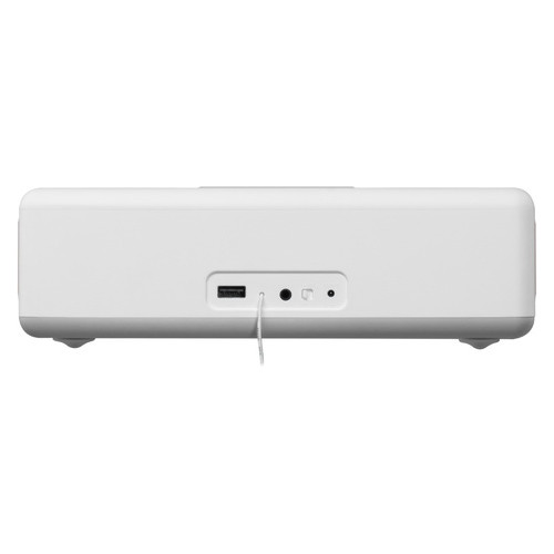 Акустична док-станція 2E SmartClock Wireless Charging Alarm Clock Bluetooth FM USB AUX White (2E-AS01QIWT) фото №6