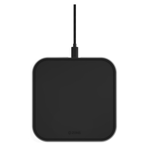 Беспроводное зарядное устройство Zens Single Aluminium Wireless Charger 10W Black (ZESC11B/00) фото №2