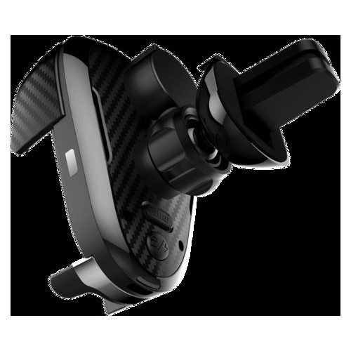 Бездротовий автомобільний зарядний пристрій Qitech Sensor Auto V7 2в1 2 варіанти кріплення чорне фото №4