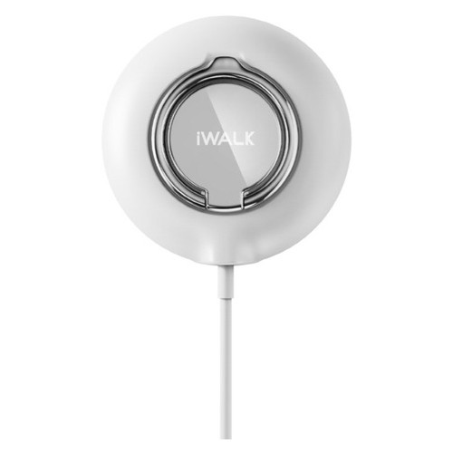 Бездротовий зарядний пристрій iWalk Crazy Cable Mag (MCC010) білий фото №1