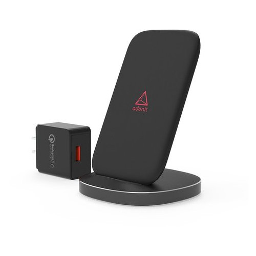 Бездротовий зарядний пристрій Adonit Wireless Fast Charging Stand чорний фото №1