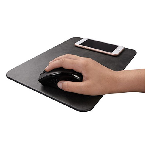 Бездротовий зарядний пристрій (килимок для миші) Jetix MousePad 3 Black Qi-ресивер у подарунок фото №2