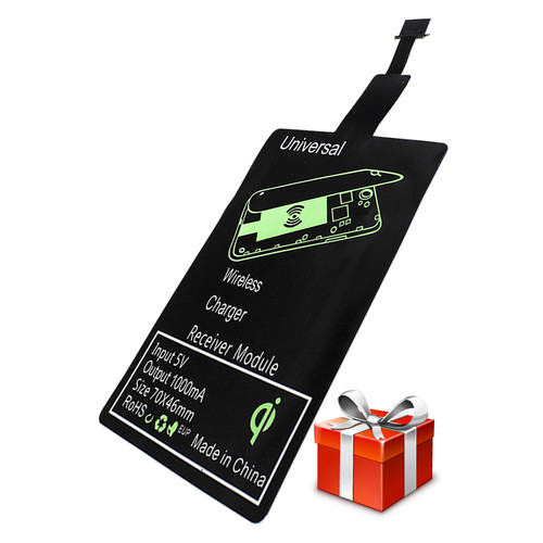Бездротовий зарядний пристрій (килимок для миші) Jetix MousePad 3 Black Qi-ресивер у подарунок фото №4