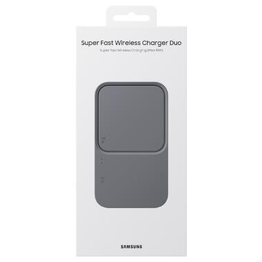Бездротовий зарядний пристрій Samsung 15W Wireless Charger Duo (TA) Black (EP-P5400TBRGRU) фото №8