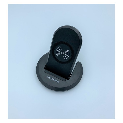 Беспроводное зарядное устройство подставка для телефона UTG-T U08 с технологией QI Черное (934713) фото №3