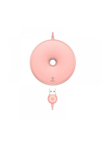 Бездротовий зарядний пристрій Baseus Donut Wireless Charger Pink (WXTTQ-04) фото №1