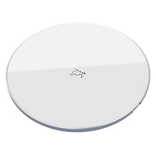 Бездротовий зарядний пристрій Baseus Simple 15W White (WXJK-B02) фото №3