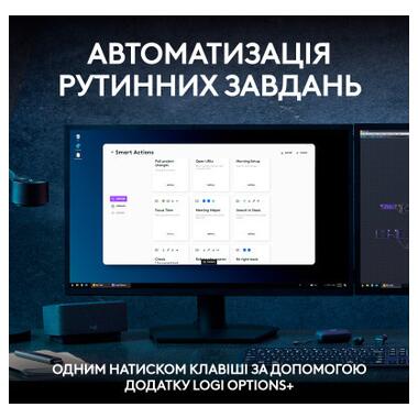 Комплект Logitech MX Keys S Plus Palmrest Wireless UA Graphite (920-011614) фото №5