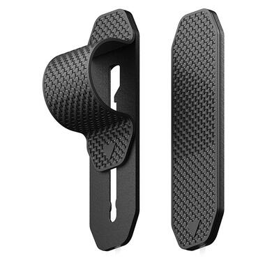 Металеве кільце-тримач Shellbox Finger Phone Holder чорне для смартфона фото №6