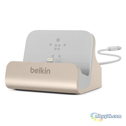 Док-станция Belkin Charge+Sync Mixit iPhone 6s/SE Dock Gold (F8J045btGLD) фото №1