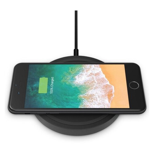Бездротовий зарядний пристрій Belkin Pad Wireless Charging Qi 5W black (F7U067VFBLK-APL) фото №5