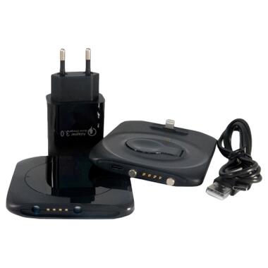 Зарядний пристрій Extradigital 4-in-1 Wireless charging for iPhone / iWatch / Airpods (W8) Black (CWE1533) фото №1