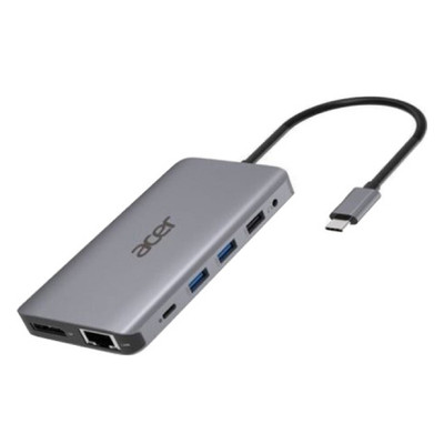 Реплікатор портів Acer 12in1 Type C ключ USB3.2 USB2.0 SD/TF HDMI PD DP (HP.DSCAB.009) фото №1