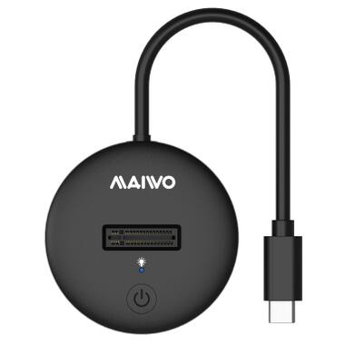 Док-станция для накопителей Maiwo M.2 NVMe/SATA SSD to USB3.2 Gen2 USB-C 10Gbps (K1698P2) фото №4