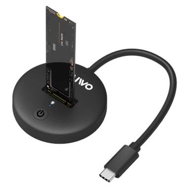 Док-станция для накопителей Maiwo M.2 NVMe/SATA SSD to USB3.2 Gen2 USB-C 10Gbps (K1698P2) фото №1