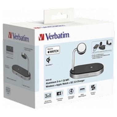 Зарядний пристрій Verbatim 3in1 Apple Watch and iPhone Charging Stand (49556) фото №9