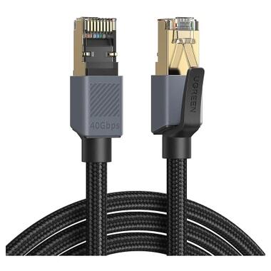 Патч-корд Ugreen 1 м F/FTP Cat 8 RJ-45, чёрный, 40 Гбит/с, 2000 МГц (95932) фото №2