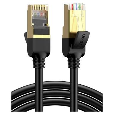 Патч-корд Ugreen 3 м F/FTP Cat 7 RJ-45, чёрный (U_11270) фото №1