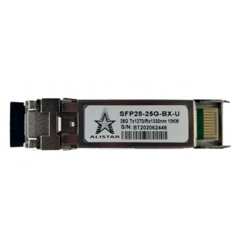 Модуль SFP Alistar SFP28 25GBASE-LR 1SM WDM LC 10KM TX1270/RX1330nm DDM/ (SFP28-LR-BX-U) фото №1