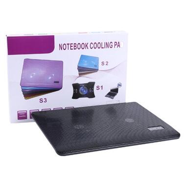 Охолоджувальна підставка для ноутбука XOKO NST-023 Black фото №4
