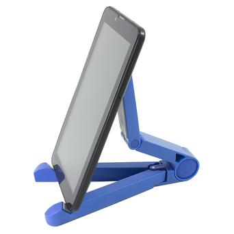 Підставка Lesko JR треугольник Синяя універсальна настільна для планшета і смартфона фото №10