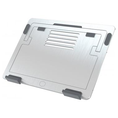 Підставка для ноутбука CoolerMaster 15 ErgoStand Air Aluminum Alloy Silver (MNX-SSEW-NNNNN-R1) фото №2
