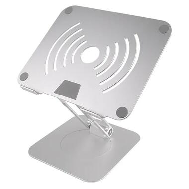 Підставка для ноутбука COTECi SD-60 Swivel срібна (52012) фото №1